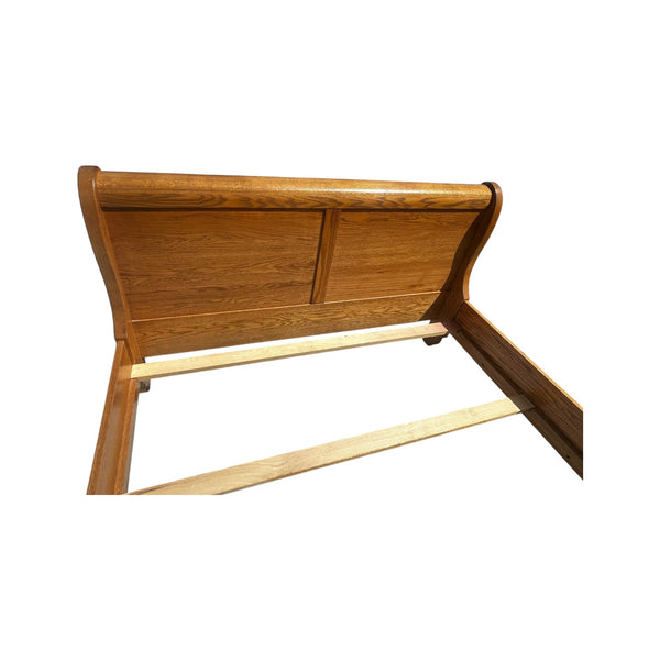 Simply Amish Homestead Sleigh Bed Oak Queen size