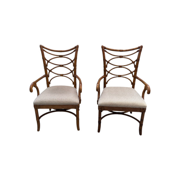 Lexington Tommy Bahama Beach House Collection Dining armchairs a pair