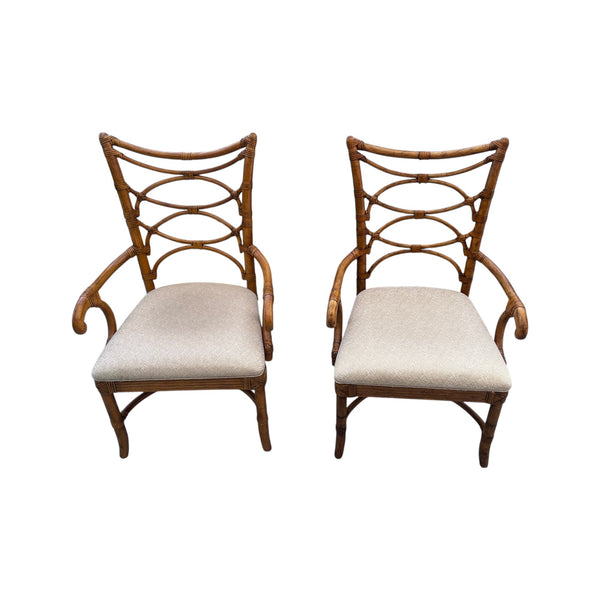 Lexington Tommy Bahama Beach House Collection Dining armchairs a pair