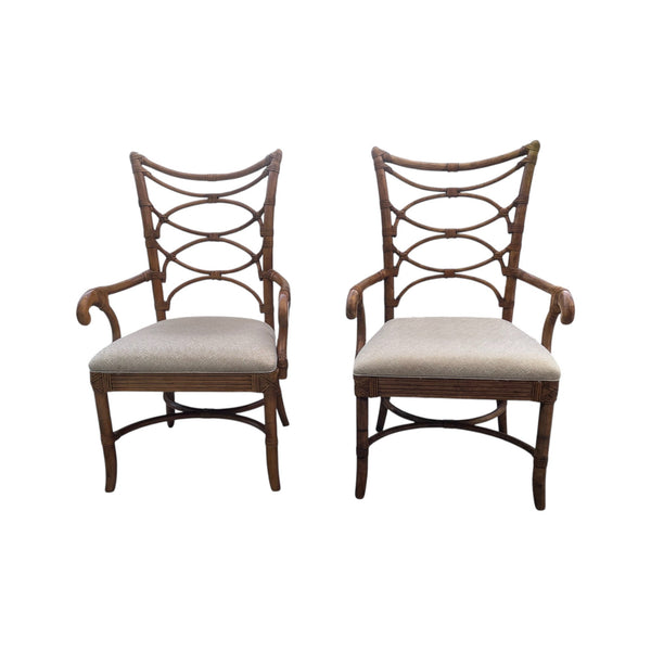 Lexington Tommy Bahama Beach House Collection Dining armchairs a pair