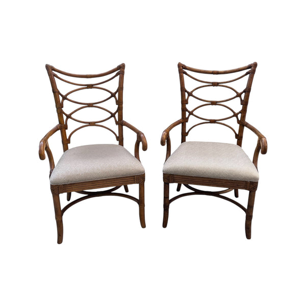 Lexington Tommy Bahama Beach House Collection Dining armchairs a pair