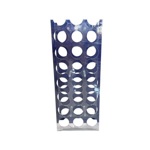 Vintage Modular Lucite Acrylic Floor Wine Rack, 21 bottles