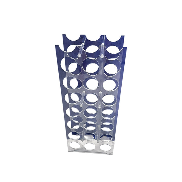 Vintage Modular Lucite Acrylic Floor Wine Rack, 21 bottles