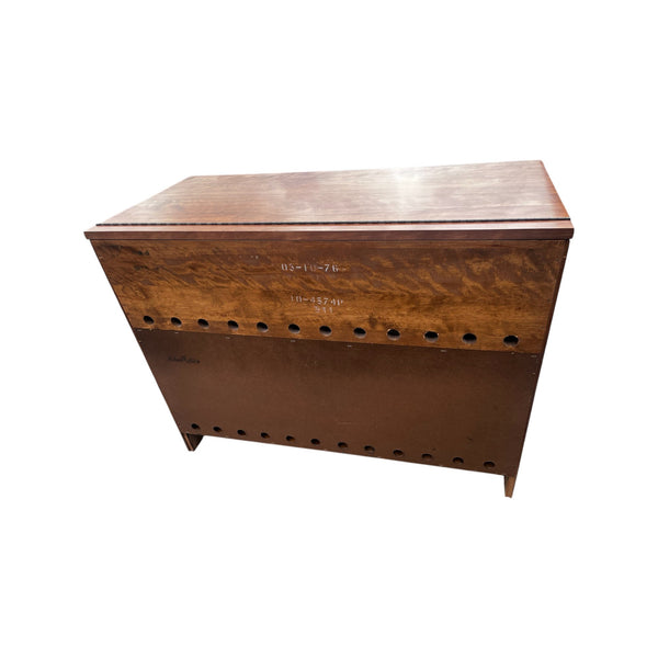 Mid Century Modern Stereo Cabinet, Ethan Allen Heirloom Nutmeg Maple Cabinet