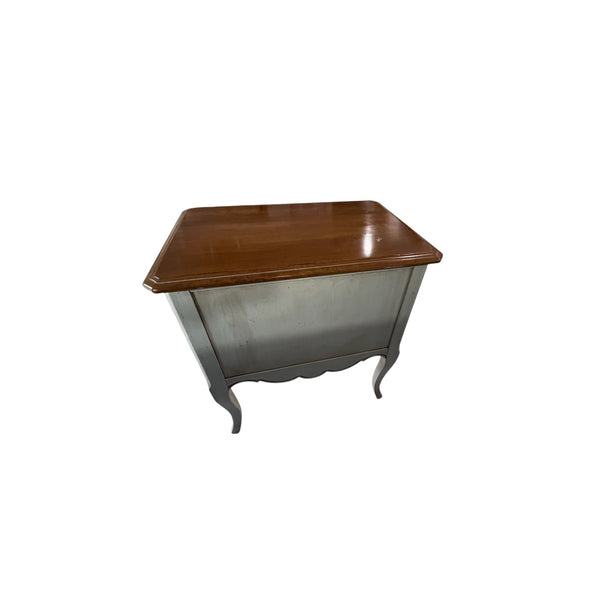 Ethan Allen French Country Nightstand End Side Table Antique White
