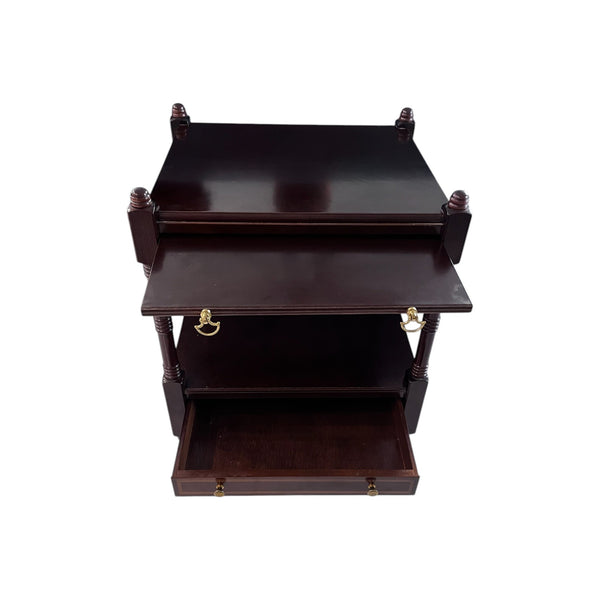 Vintage Bombay Regency Style Two Tier Side End Table 1980’s