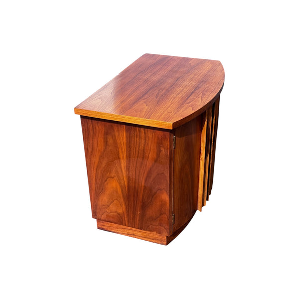 Mid-Century Brutalist Diamond Nightstand by Thomasville Furniture