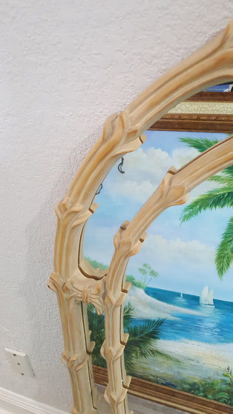 Palm Frond Arched Wall Mirror after Serge Roche Gampel Stoll