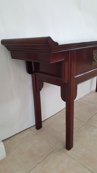 Century Style Wooden Altar foyer table