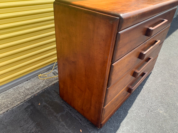 Russel Wright for Conant Ball Maple Highboy Chest of Drawers