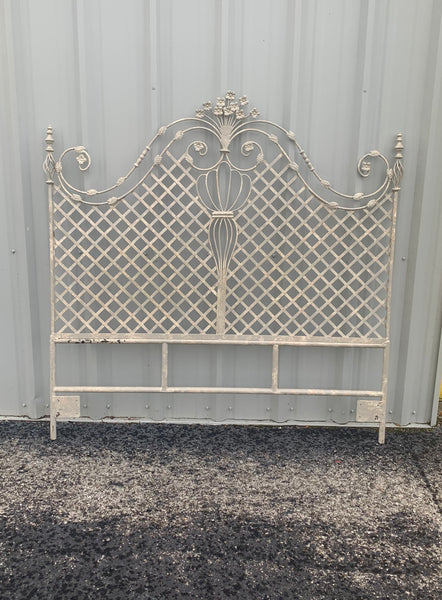 Wrought Iron Victorian queen/full size headboard