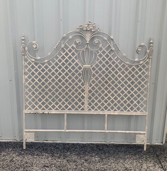 Wrought Iron Victorian queen/full size headboard