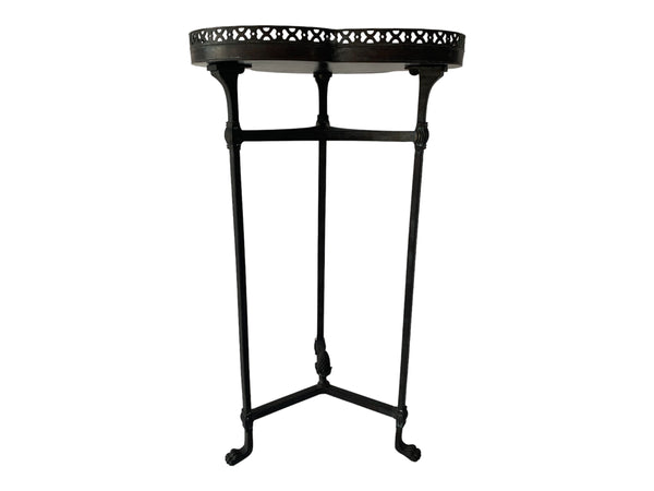 Theodore Alexander Wrought Iron Claw Feet Side Table