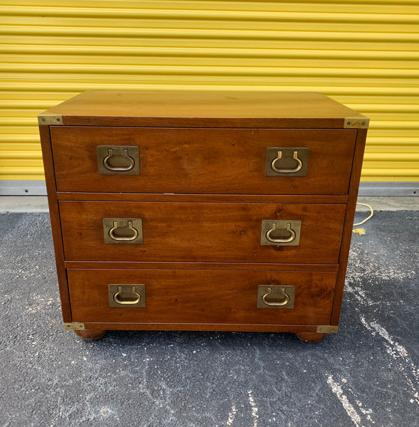 Henredon "Regiment" Campaign Style Bachelor chest 3 drawers