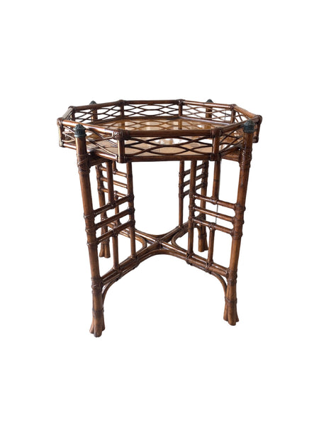 Tommy Bahama Home Living Room Key Largo End Table Octagonal