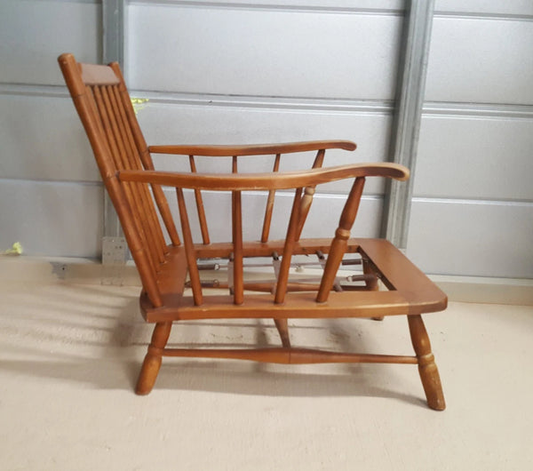 Conant Ball furniture lounge chair vintage solid wood