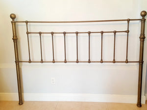 Victorian Style Metal tall King Size Headboard