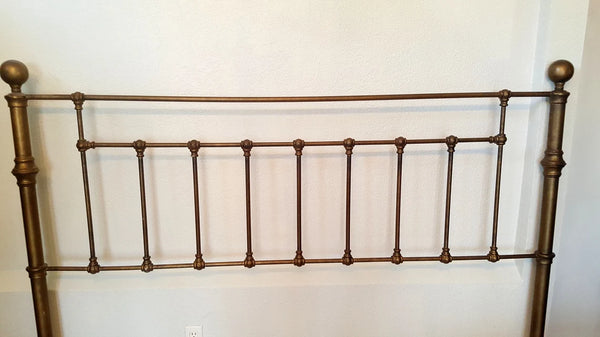 Victorian Style Metal tall King Size Headboard