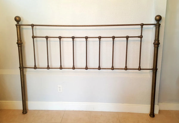 Victorian Style Metal tall King Size Headboard