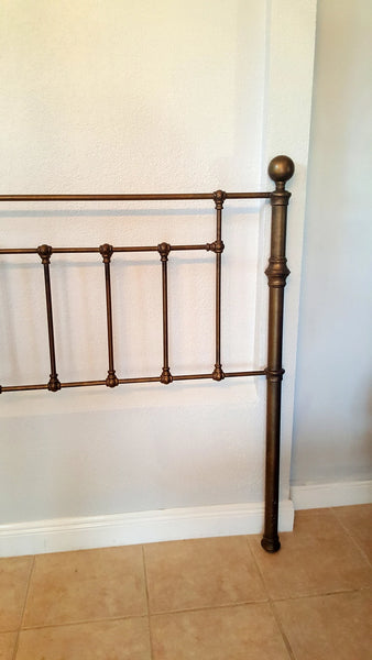 Victorian Style Metal tall King Size Headboard