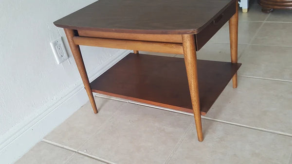 Mid Century Modern Coffee and end table set by Lane (pair)