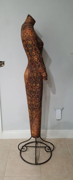 Beaded Full size Mannequin One of a kind