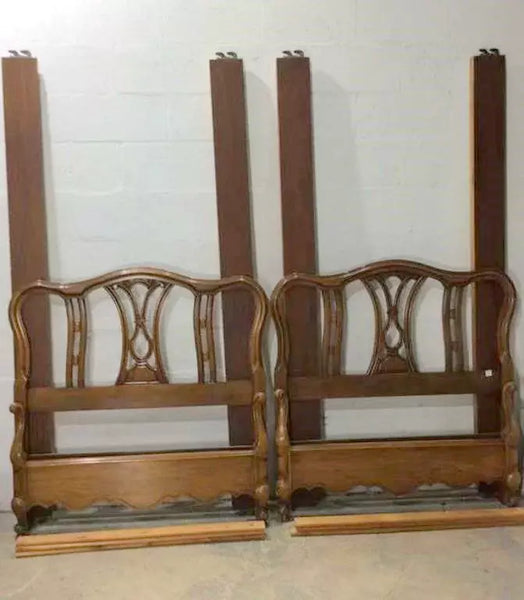 Thomasville French Country Pair of Twin Size headboards