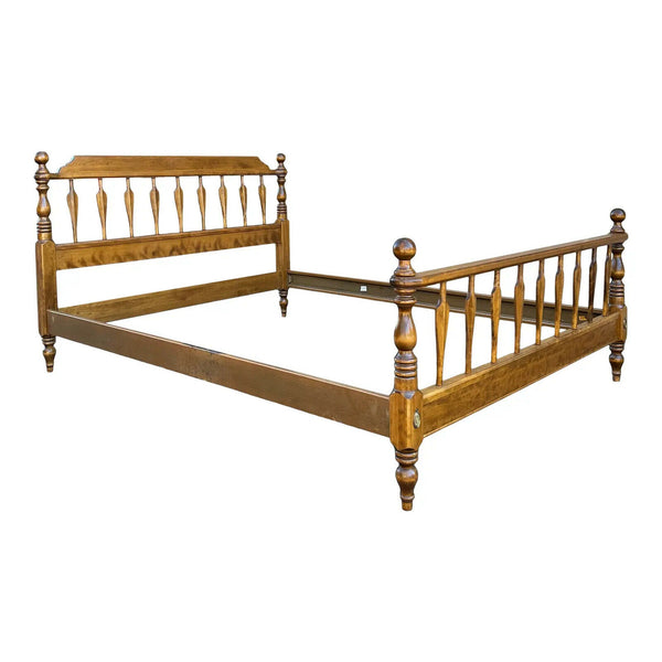 Ethan Allen Heirloom Maple Full Arrow Bed